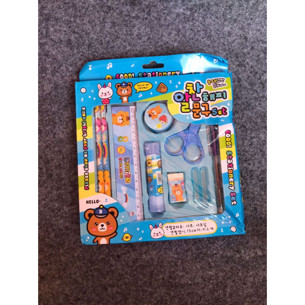 

Alat tulis satu set anak cewe cowo