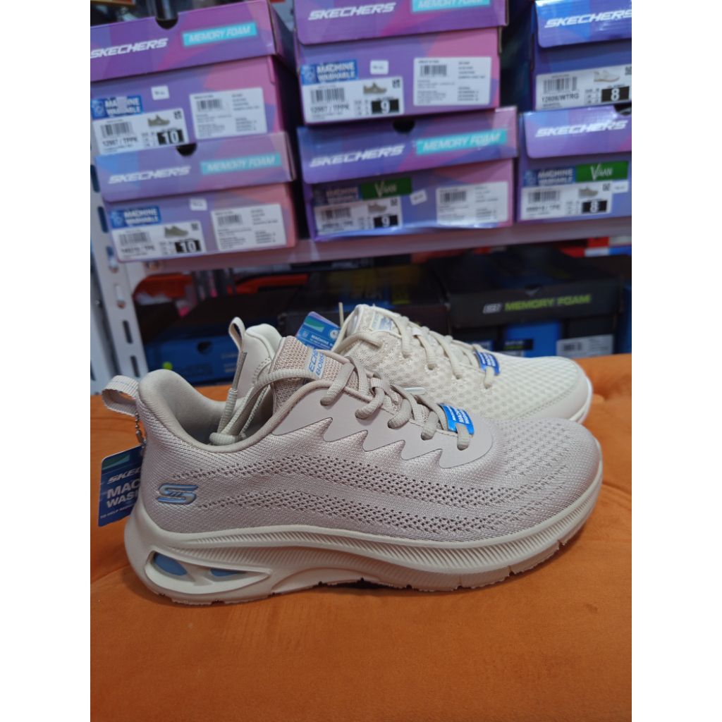 Sepatu Skechers Bob Unity, Bountiful Taupe Memory Foam Size 37 - 40