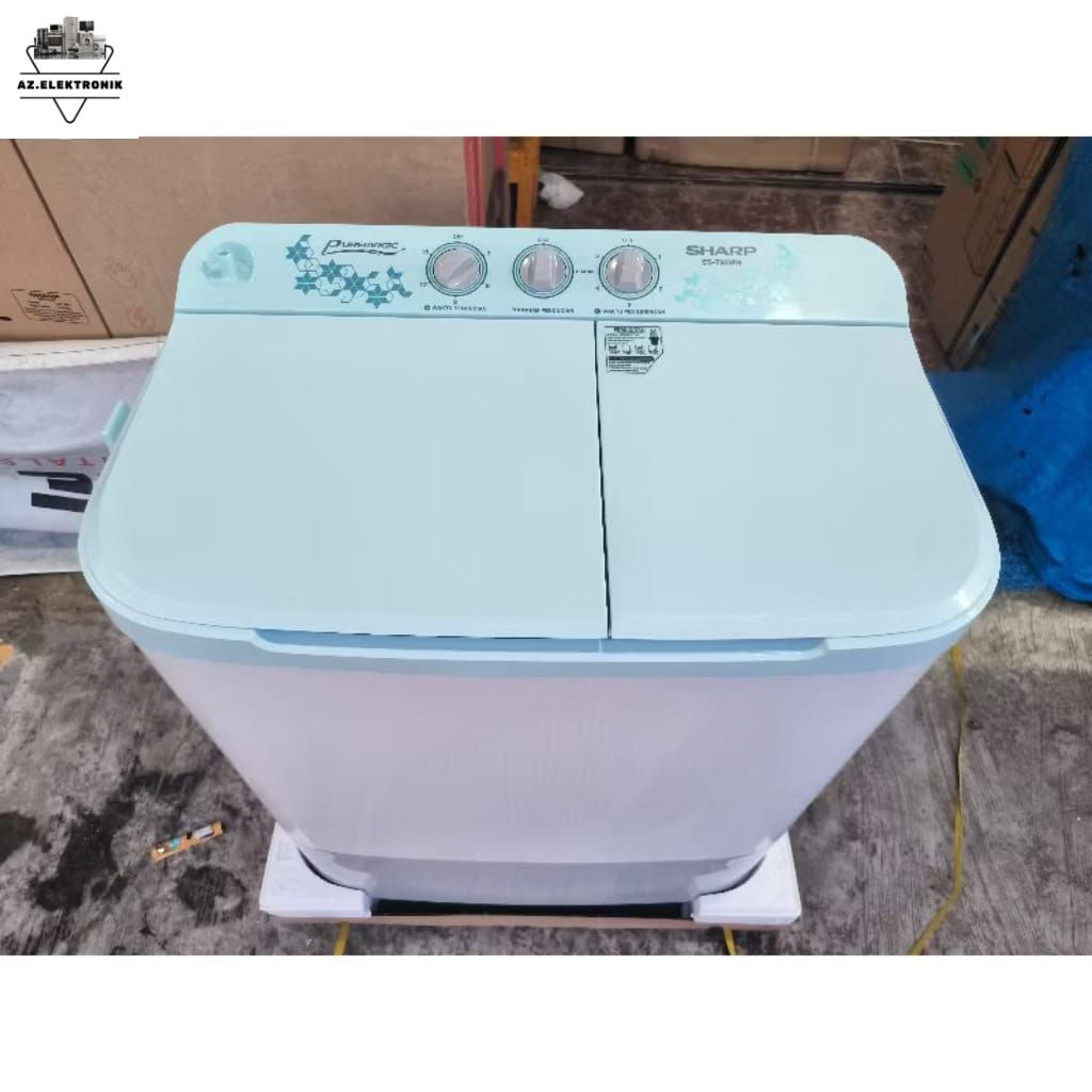 mesin cuci 2 tabung sharp 9kg/mesin cuci sharp 90mw