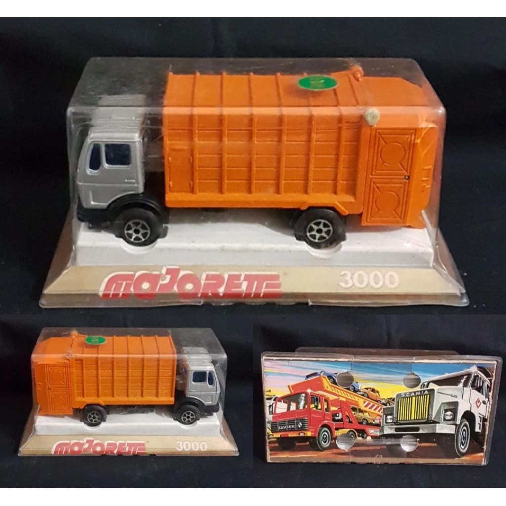 Majorette France Series 3000 Mercedes Benz Garbage Truck Sampah