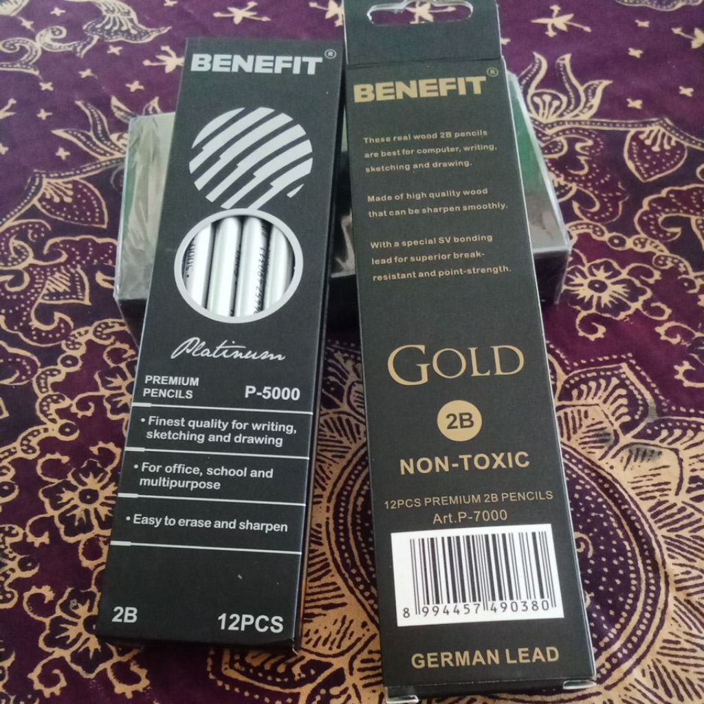 

Pensil Benefit 2B premium pencils