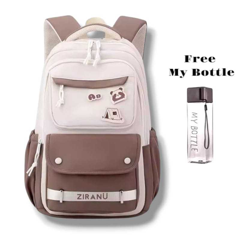 Tas sekolah anak perempuan SD SMP SMA free botol-Ransel sekolah anak kekinian-Tas sekolah anak awet