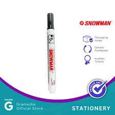 

GRAMEDIA BATAM - Spidol whiteboard snowman ABG 12 (1 pcs) Hitam