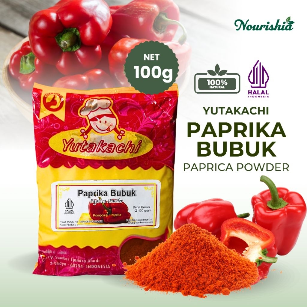 

Paprika bubuk 100gr isi banyak murah hemat / bumbu dapur halus / rempah masak