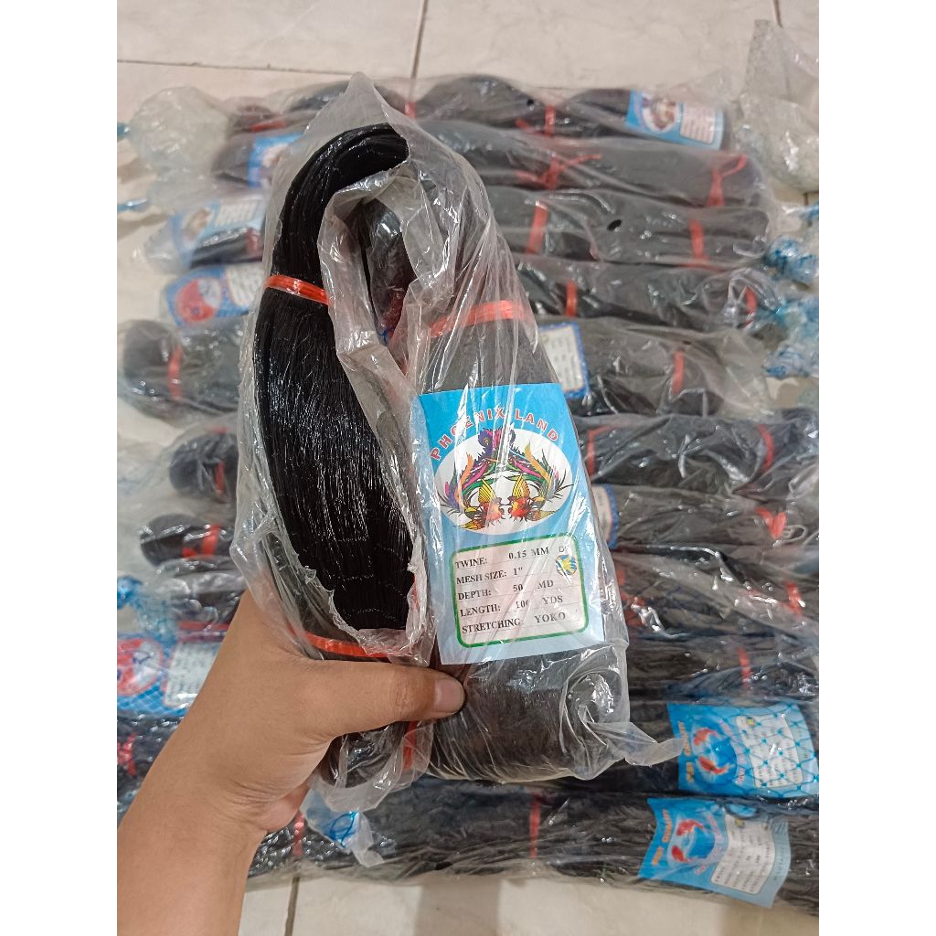 Jaring burung warna hitam 1 Roll