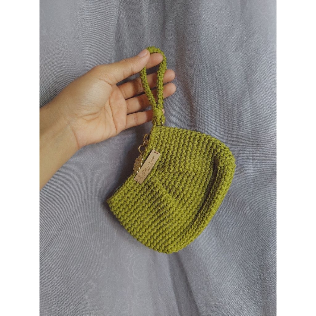 Dompet koin rajut/ handmade dompet