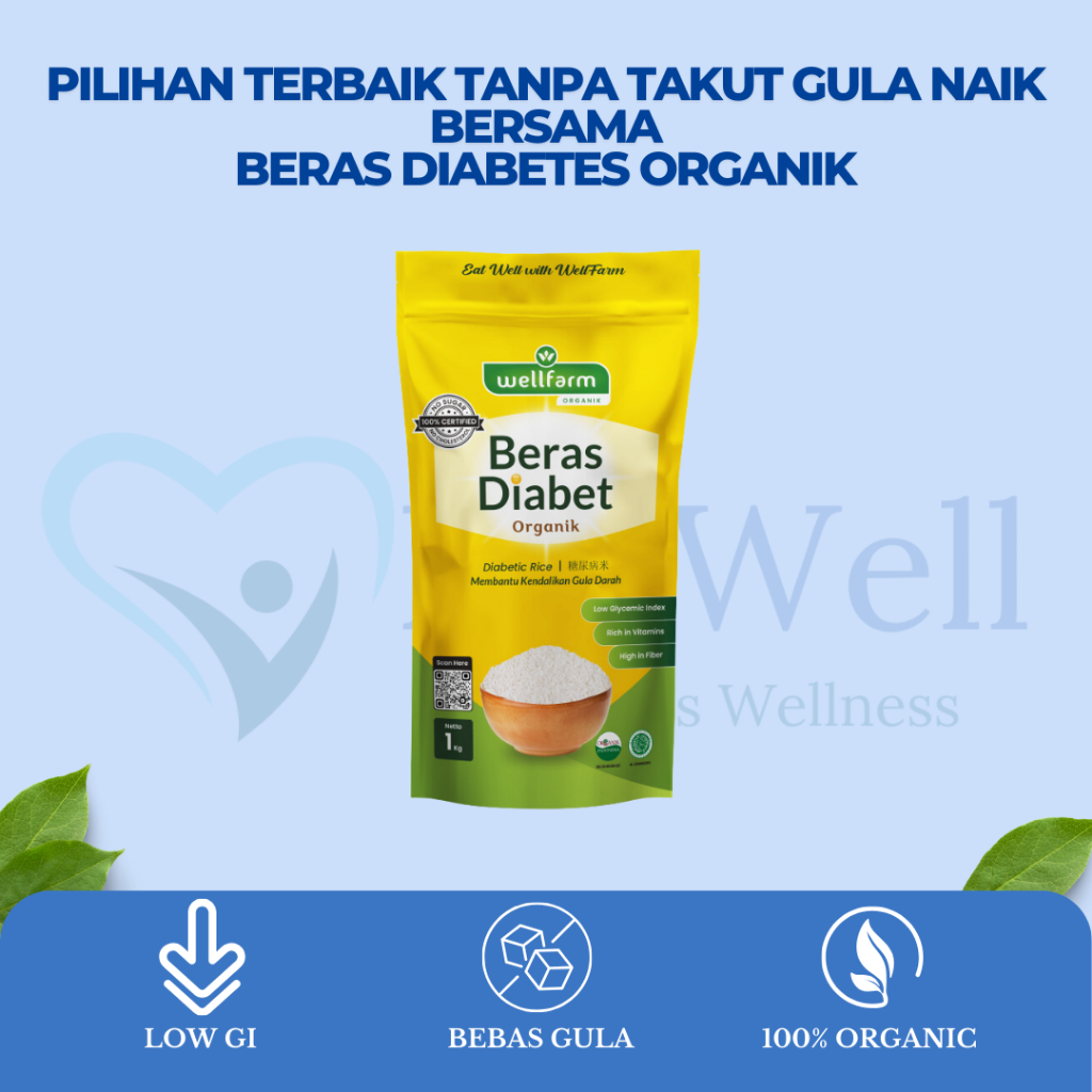 

Diawell Beras Diabet Putih Original BPOM Untuk Penderita Diabetes