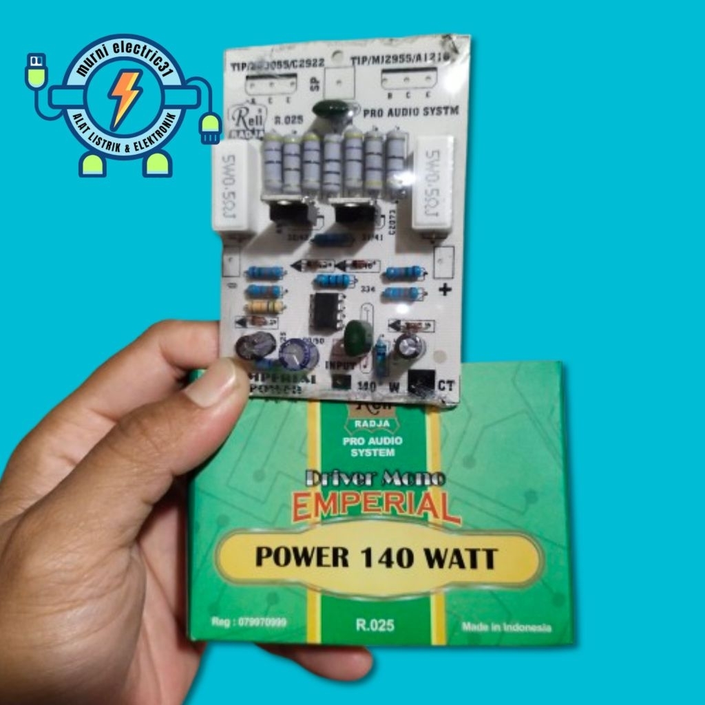 kit driver power amplifier mono 140 watt RELL RADJA