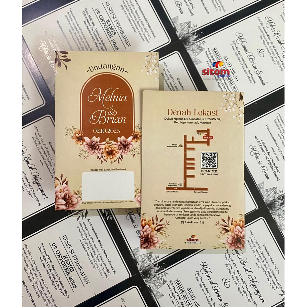 

Undangan Ivory Ukuran 1/16