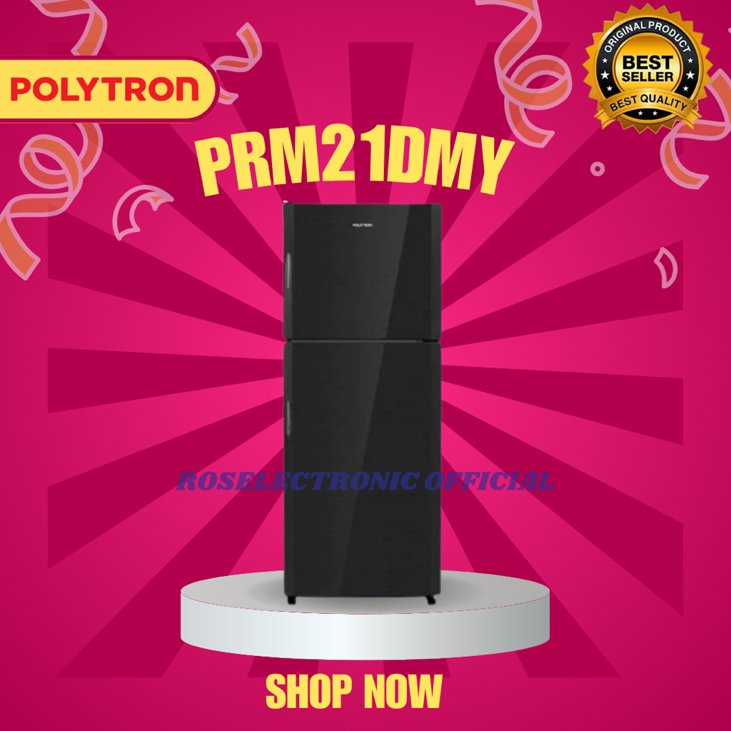 Kulkas Polytron Belleza 2 Pintu PRM-28CDMY 240L/PRM-28DMY/PRM 28DMY/POLYTRON ORIGINAL BERGARANSI