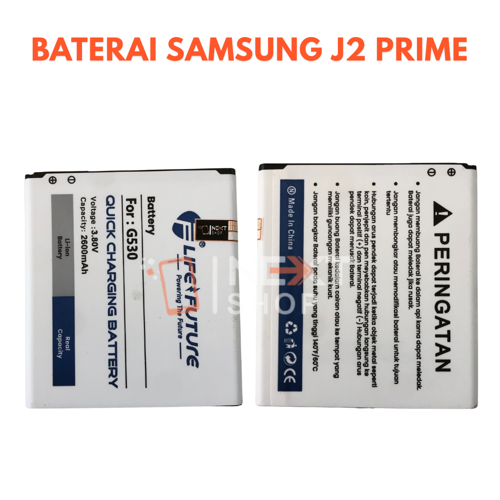 BATERAI SAMSUNG G530/G532/J2 PRIME/GRAND PRIME / J3 / J5 LIFE FUTURE