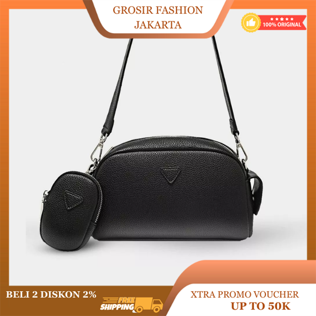 MK Tas Selempang Wanita OLIVIA Bag Sling Bag PU Leather Premium 4065#