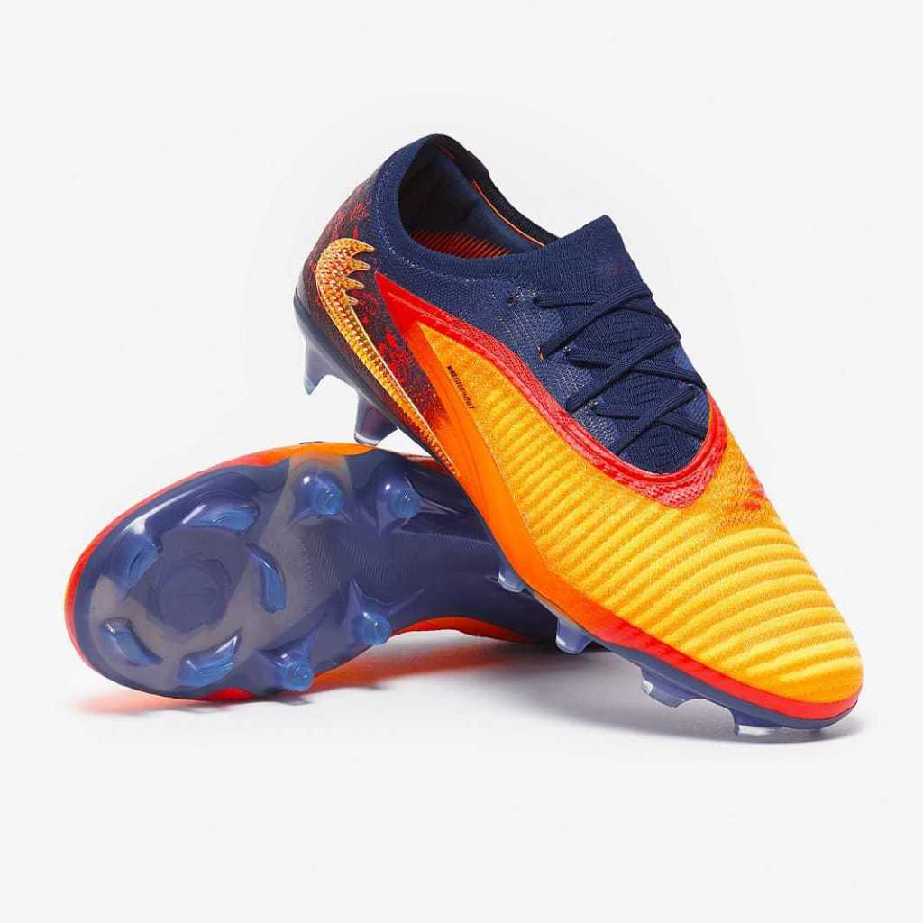 BISA COD - Sepatu Bola Phantom 6 Haaland Elite Low FG - Laser Orange Lemon Venom Blue Void