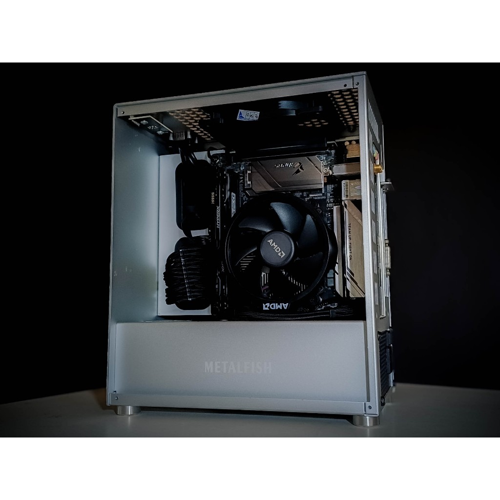 PC RAKITAN GAMINIG EDITING OFFICE MINI ITX RYZEN 5 3600 GTX 1650 SUPER RAM 16GB DDR4 AM4