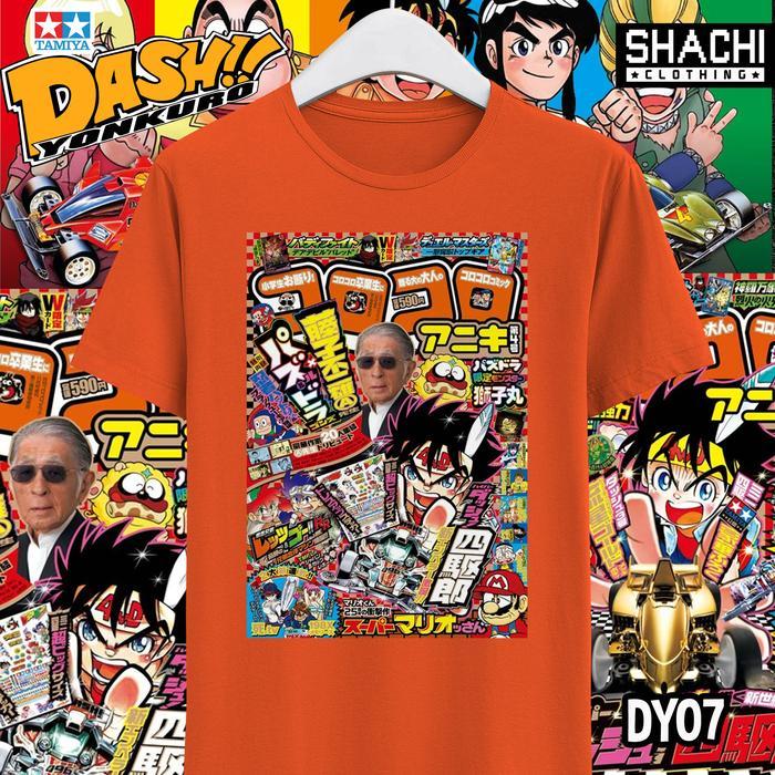 T Shirt Kaos – TAMIYA - DASH YONKURO – Premium Cotton Combed 24S Distro Pria Wanita