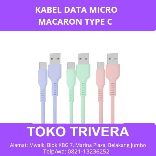 Kabel data type c macaron / kabel data tipe c