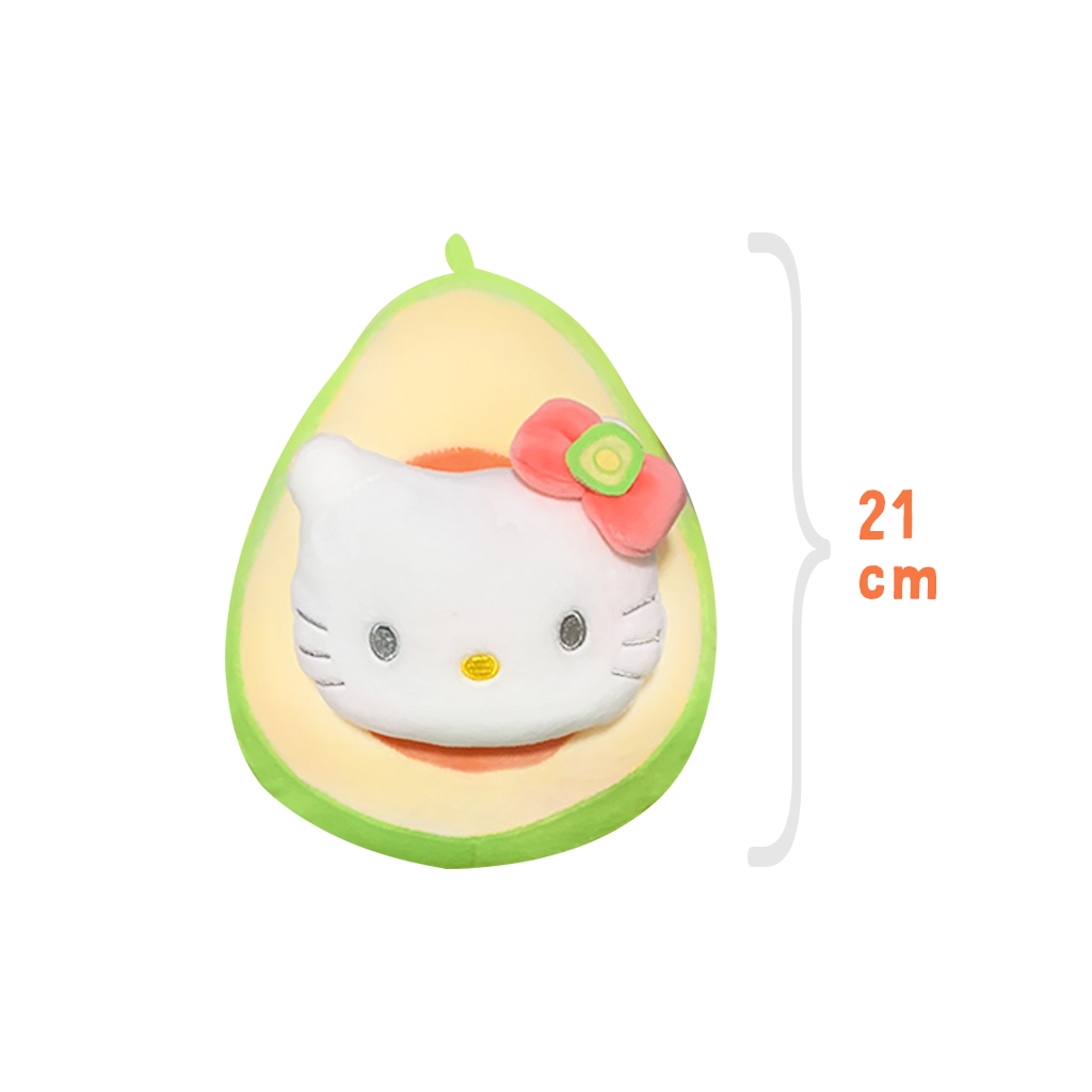 Boneka Hello Kitty Kepala Alpukat - Boneka Hello Kitty Alpukat, Karakter Unik & Viral