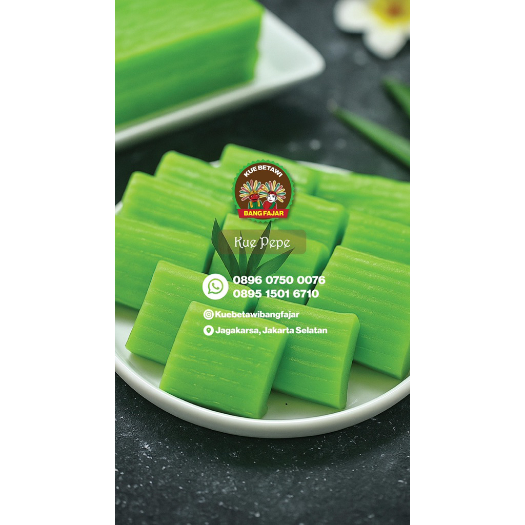 

KUEPEPE/kuebasah/kuelapis/kueBetawi/Oleholehjakarta 2kg 20cm
