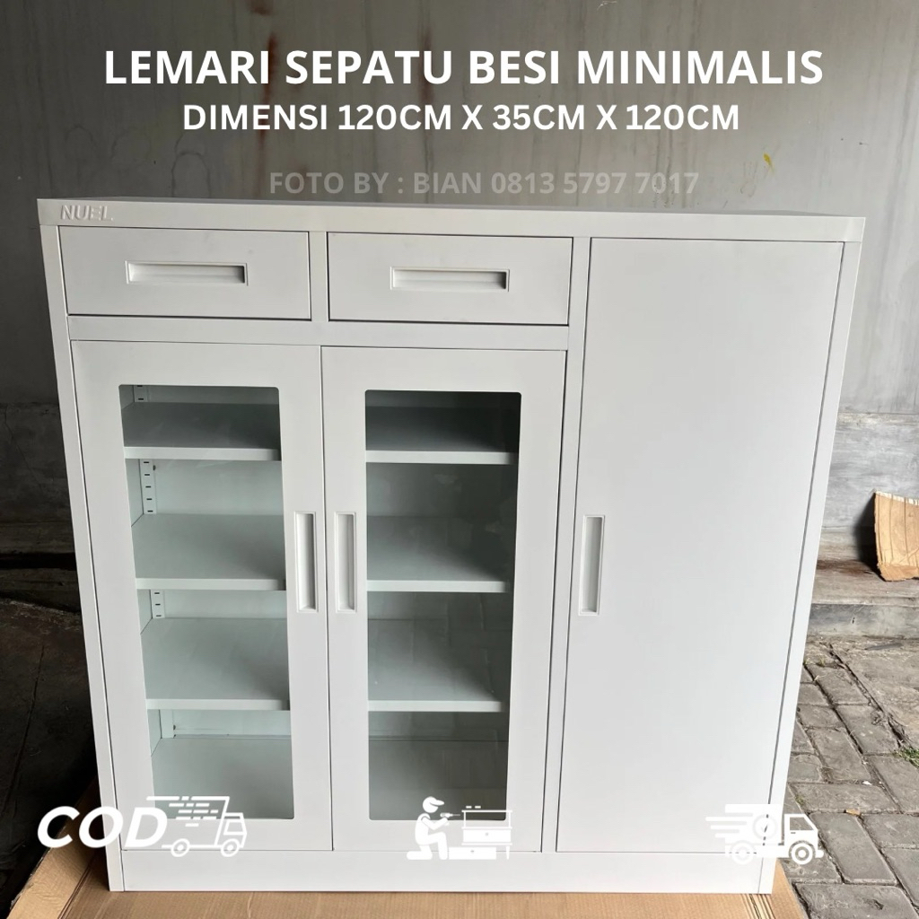 Rak Sepatu Besi Minimalis