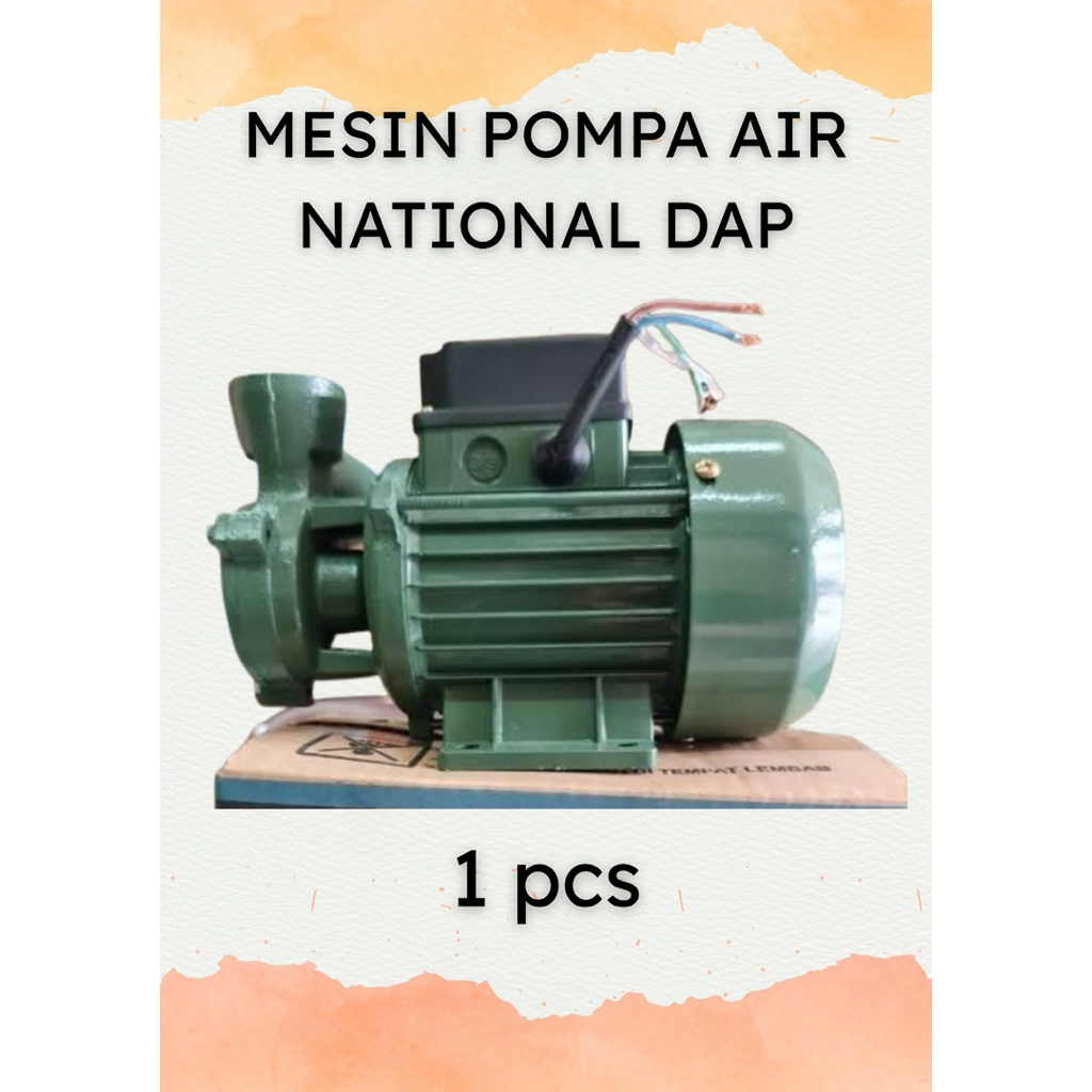 Mesin Pompa Air National DAP | Pompa Air Listrik Rumah Tangga Hemat Daya & Tahan Lama