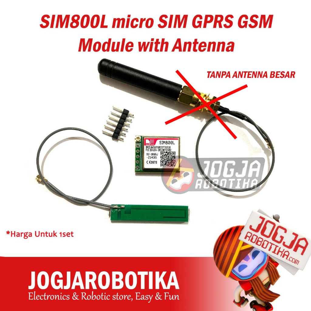 SIM800L micro SIM GPRS GSM Module Plus Antenna