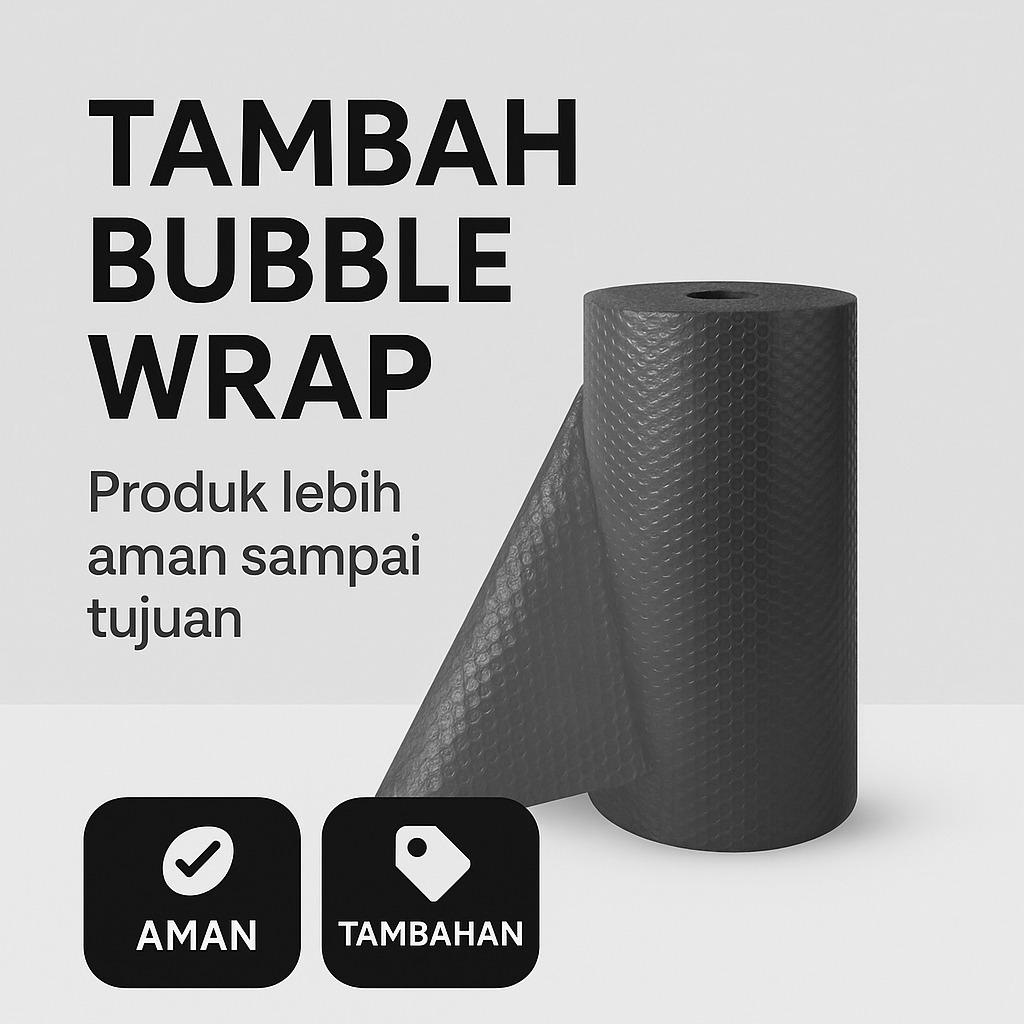 

Tambah Bubble Wrap – Barang Lebih Aman Saat Pengiriman