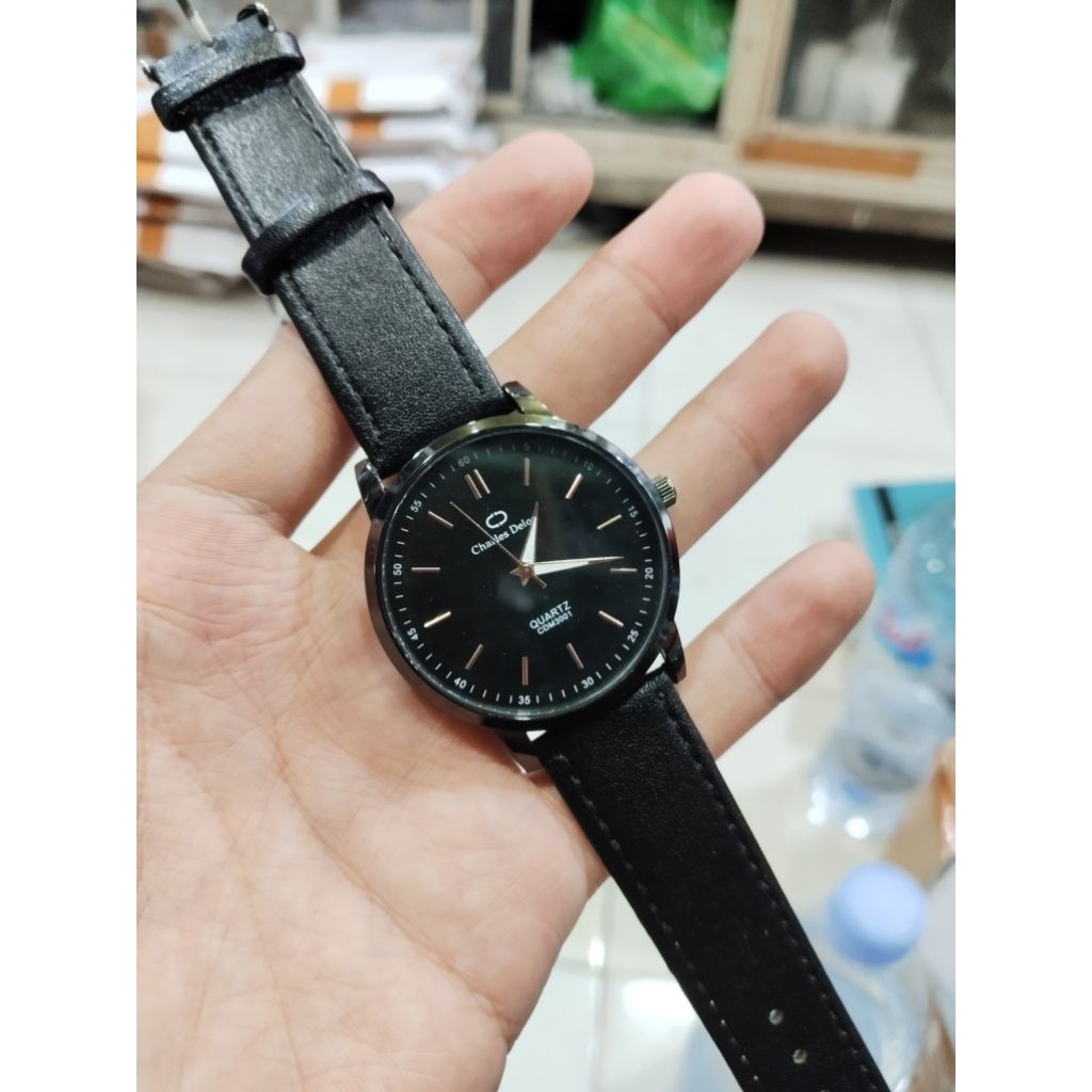 JAM TANGAN CHARLES DELON KULIT PRIA 0510
