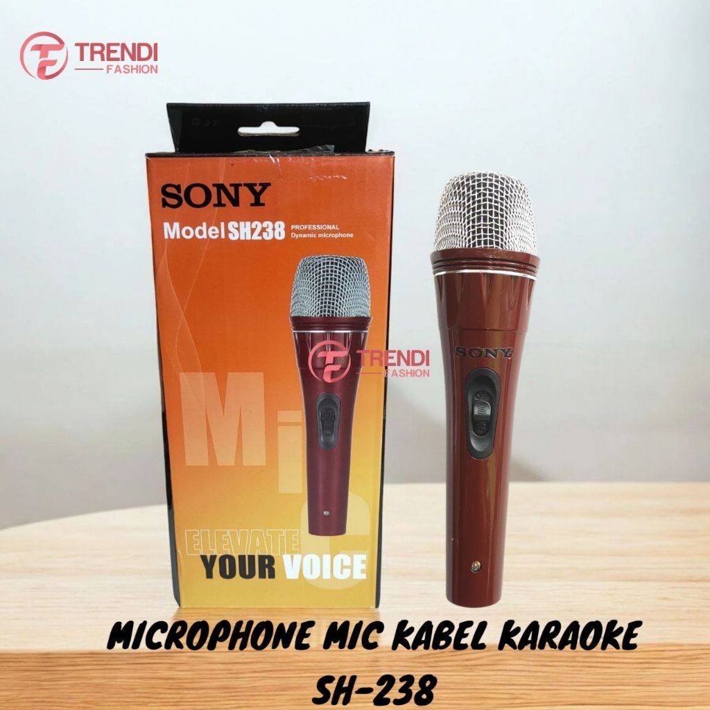 Microfon Kareoke - Microphone Salon Karaoke SN-328 - Mic Karaoke Kabel Speaker