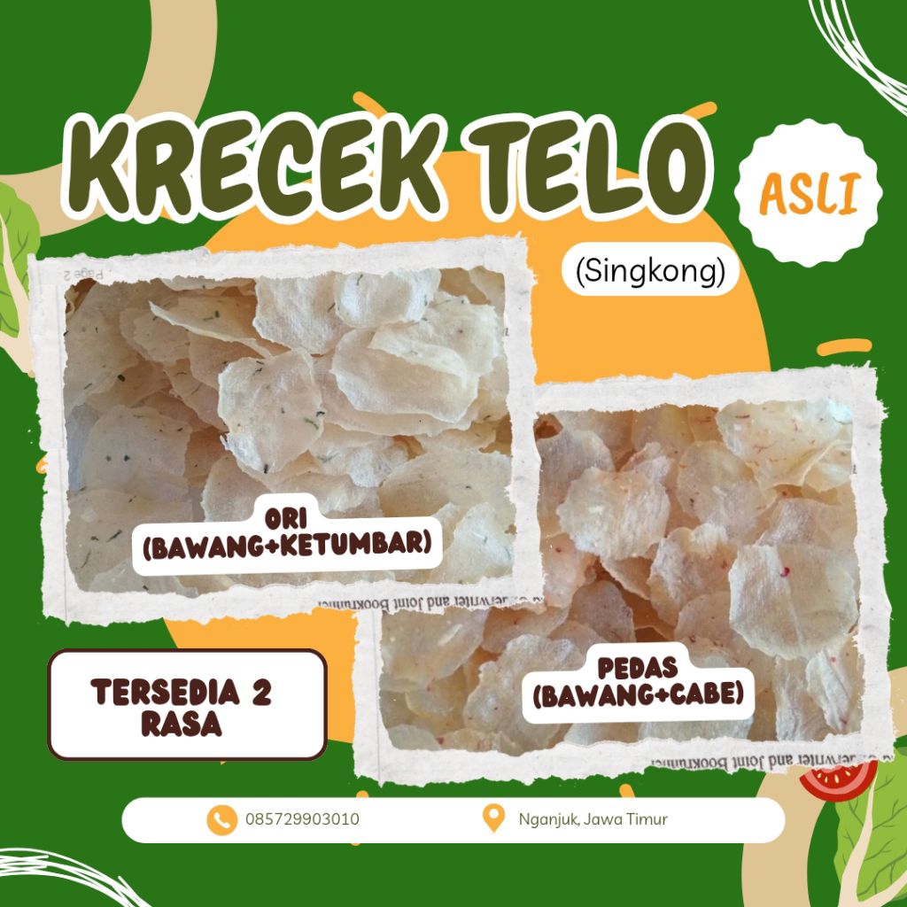 

KRECEKTELO/SINGKONG(ASLI)