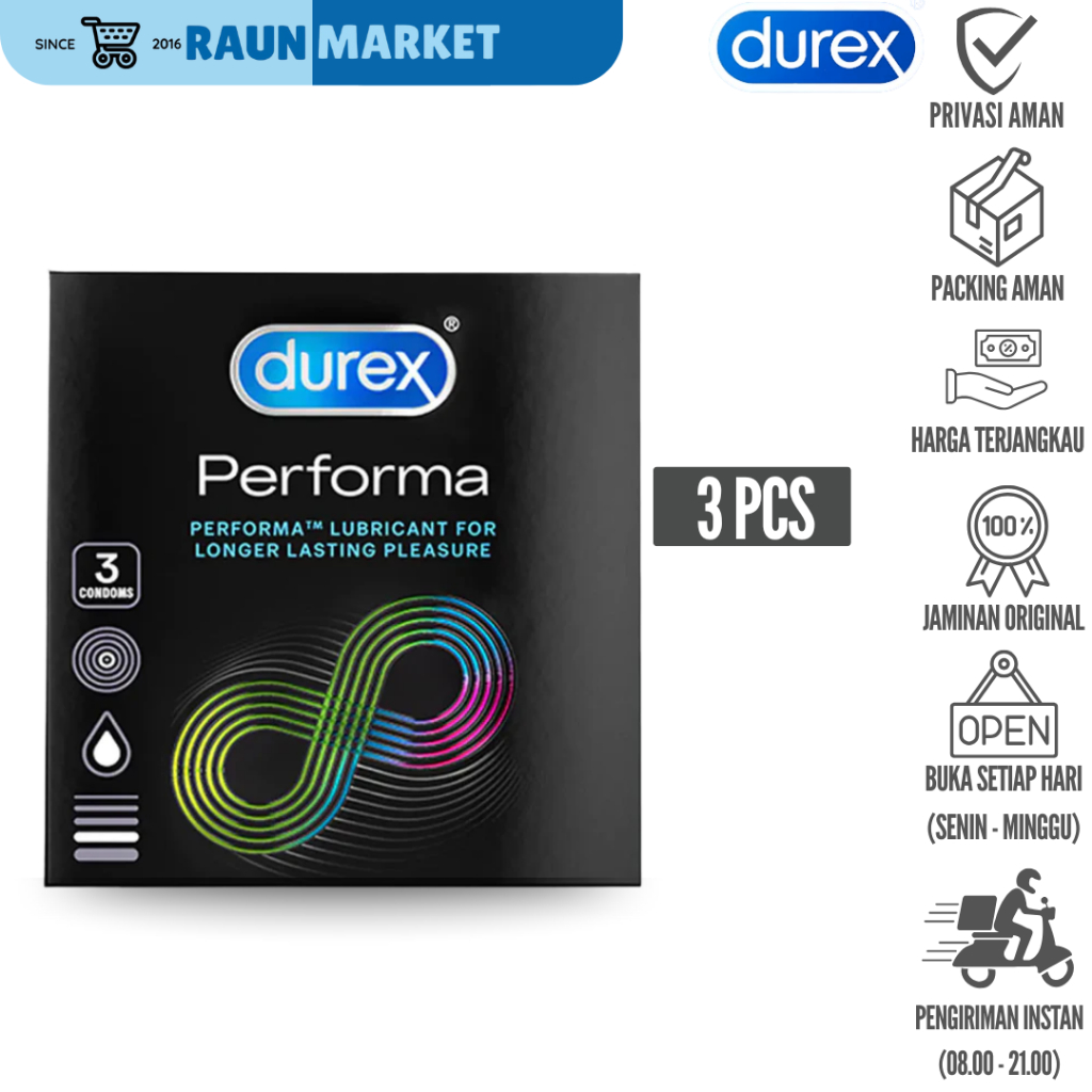 Durex Kondom Performa – 3 Pcs