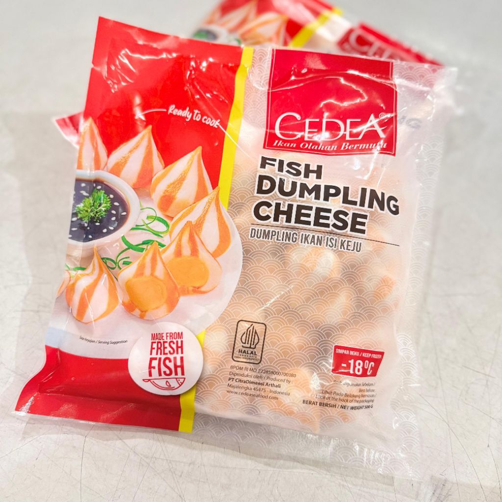 

Cedea Fish Dumpling Cheese 500gr