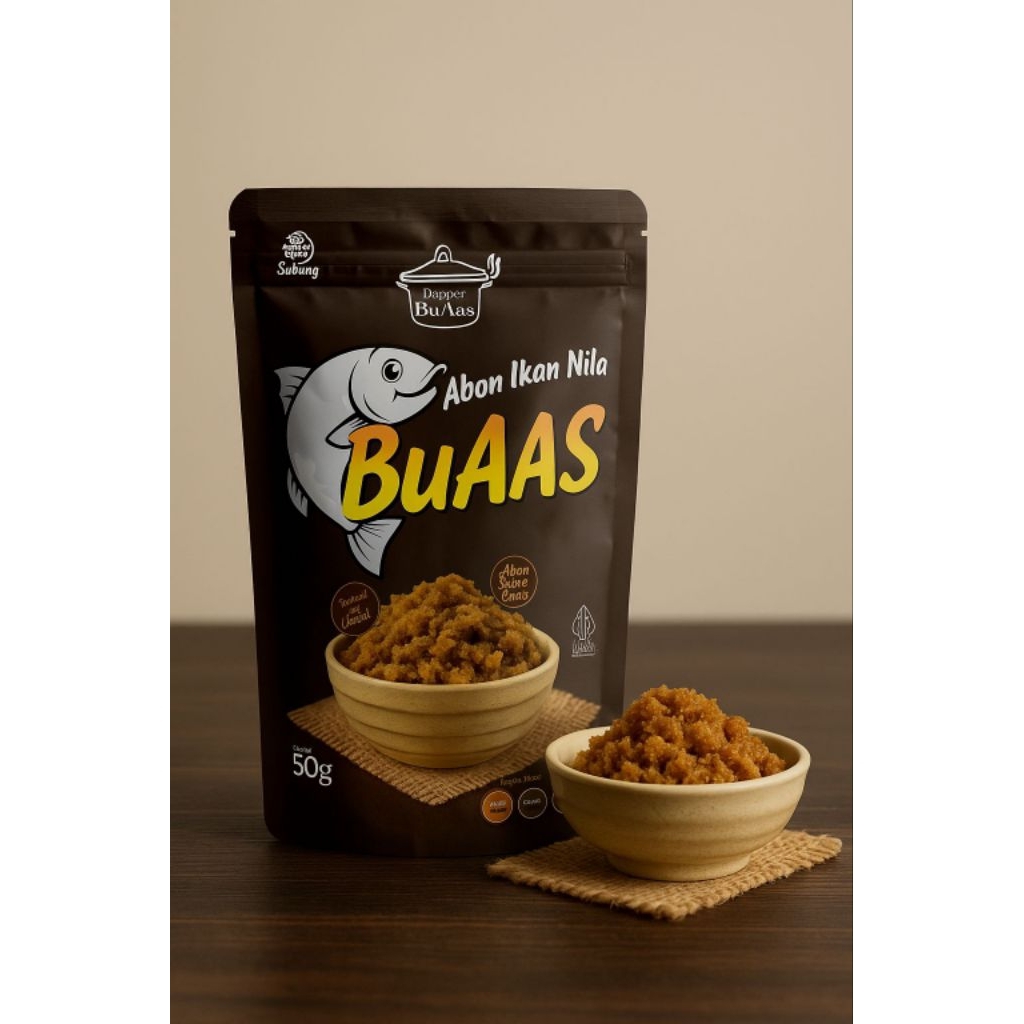 

Abon Ikan Nila Bu AAS 50 gr