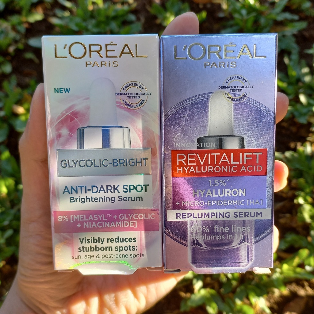 Loreal Glycolic Bright/ Hyaluronic Serum 15ml