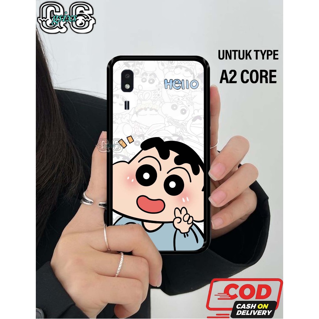 Casing Case Hp Samsung A2 Core  [motif  sincan] Aneka casing, case, custom case, case aesthetic case