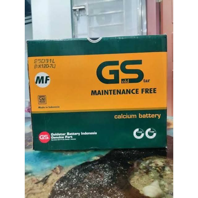 Aki Mobil KERING GS MF NX120-7L 95D31L 12V 110Ah AKI KERING PAJERO FORTUNER DIESEL HILUX BERGARANSI