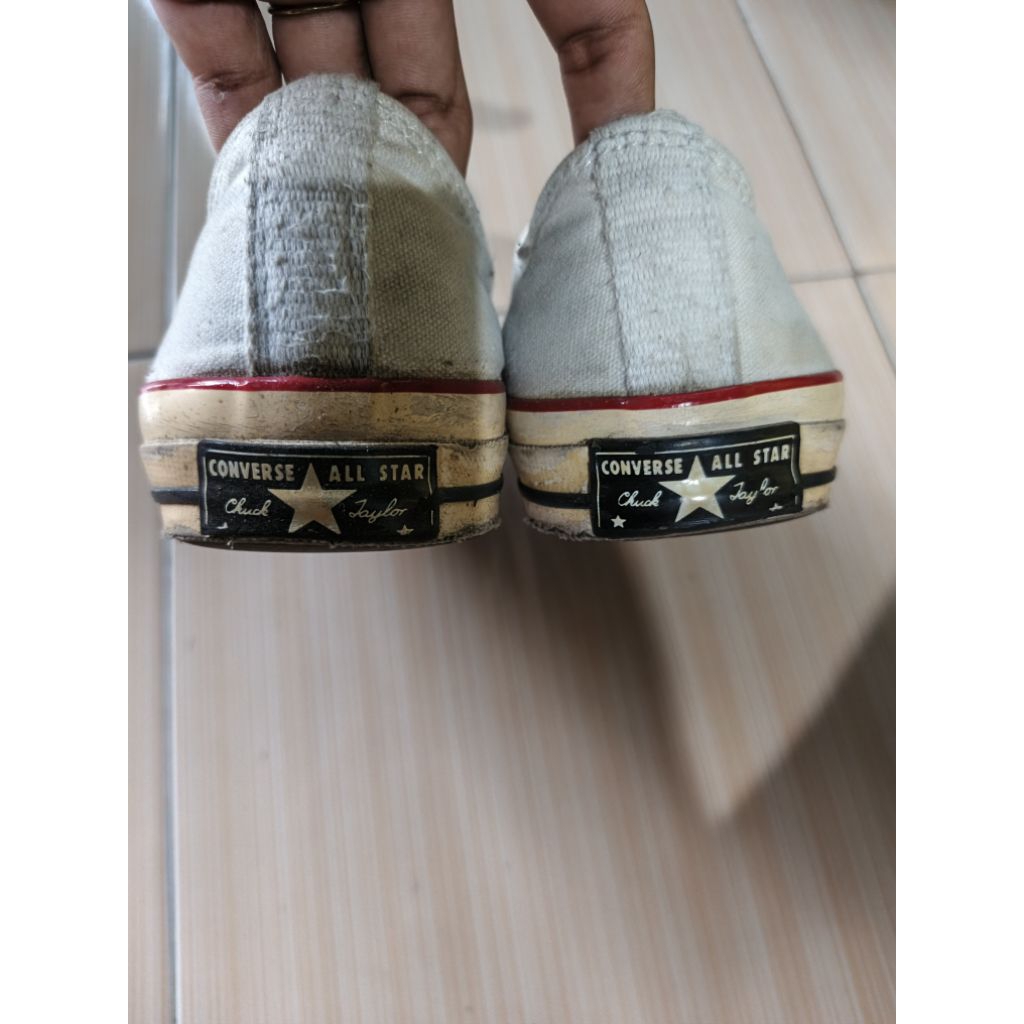 converse white second uk 41,5 (26,5) original