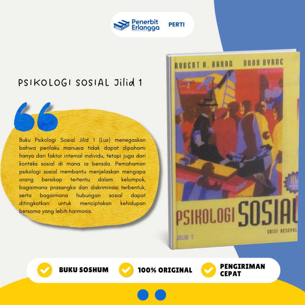 [Erlangga Official] Psikologi Sosial Jilid 1 - Robert A.Baron