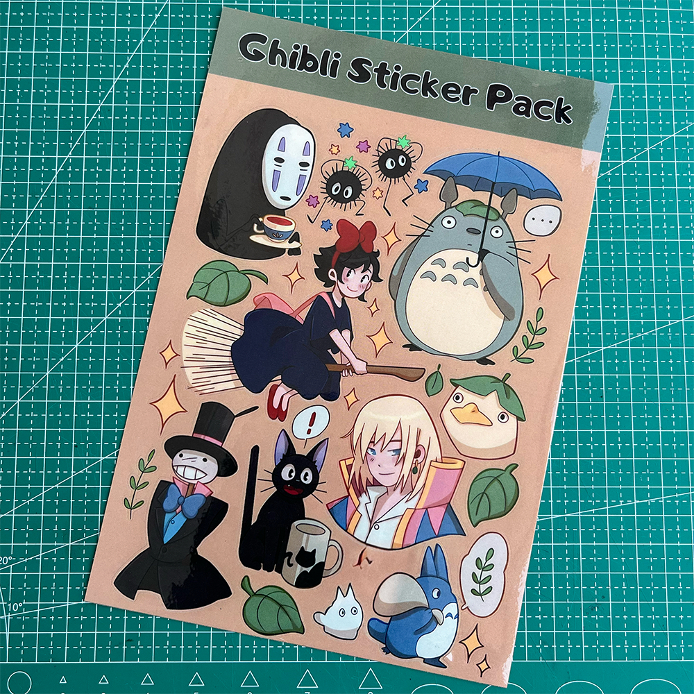

Stiker Pack Ghibli 14 PCS – Stiker Ghibli Lucu Aesthetic untuk Laptop, HP, Tumbler, Jurnal, Scrapbook