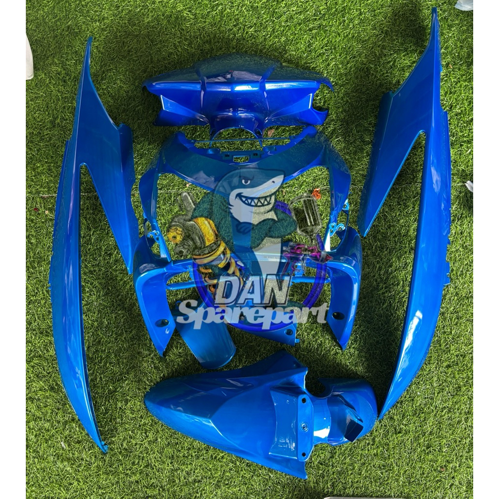 full bodi halus vario 110 karbu biru - cover bodi halus vario karbu 110 biru termurah