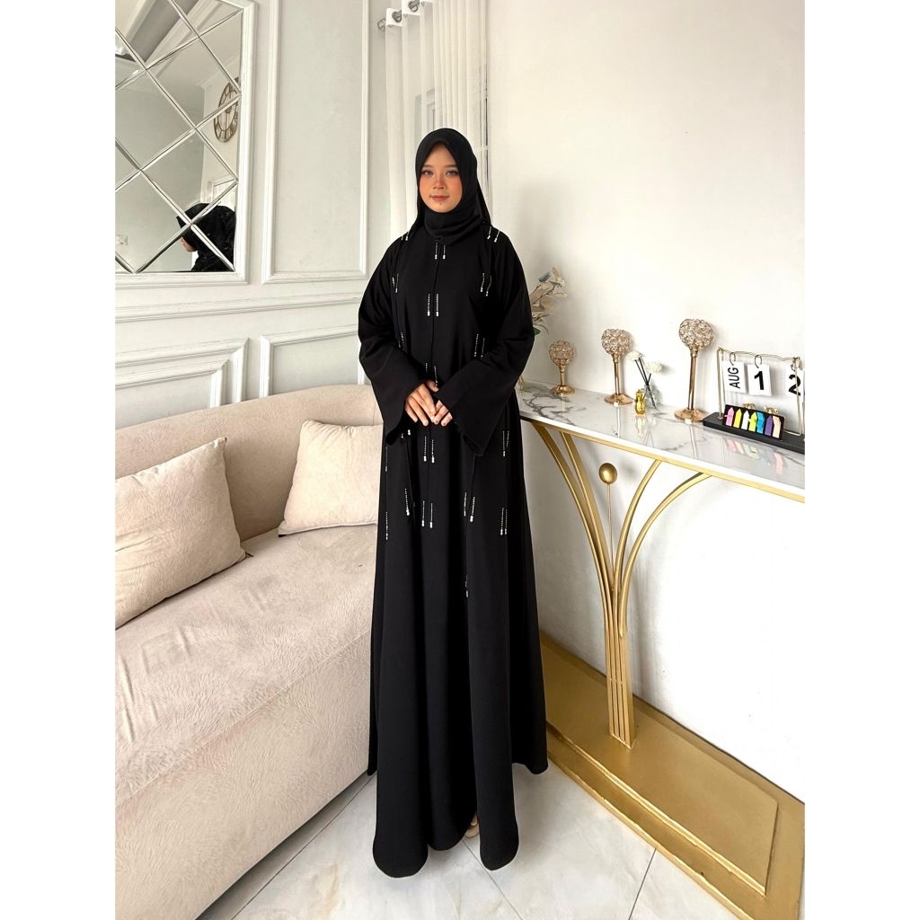 DISKON RIZKYA ABAYA// BAJU ABAYA PEREMPUAN TERBARU // BAJU GAMIS MEWAH // ABAYA VIRALL // BAJU
