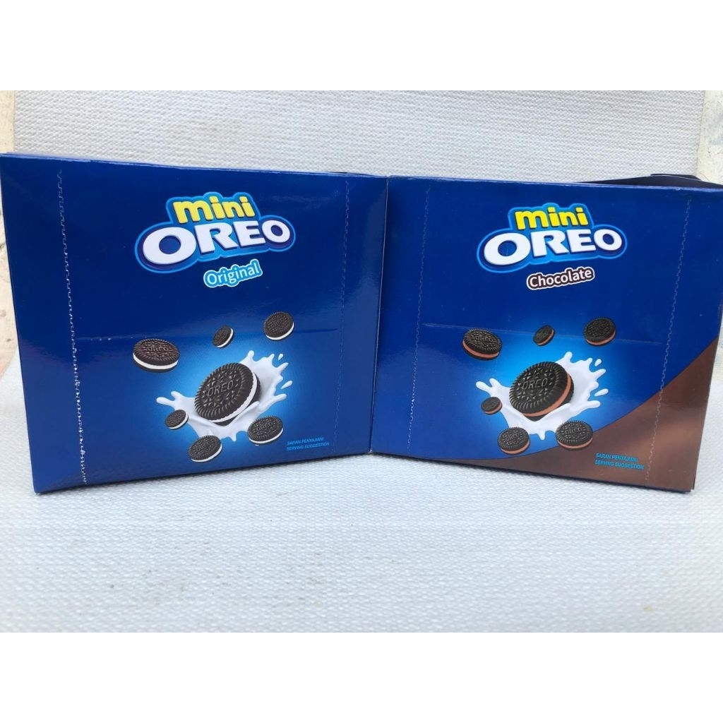 

Mini Oreo Cokelat dan original 1box @10pcs