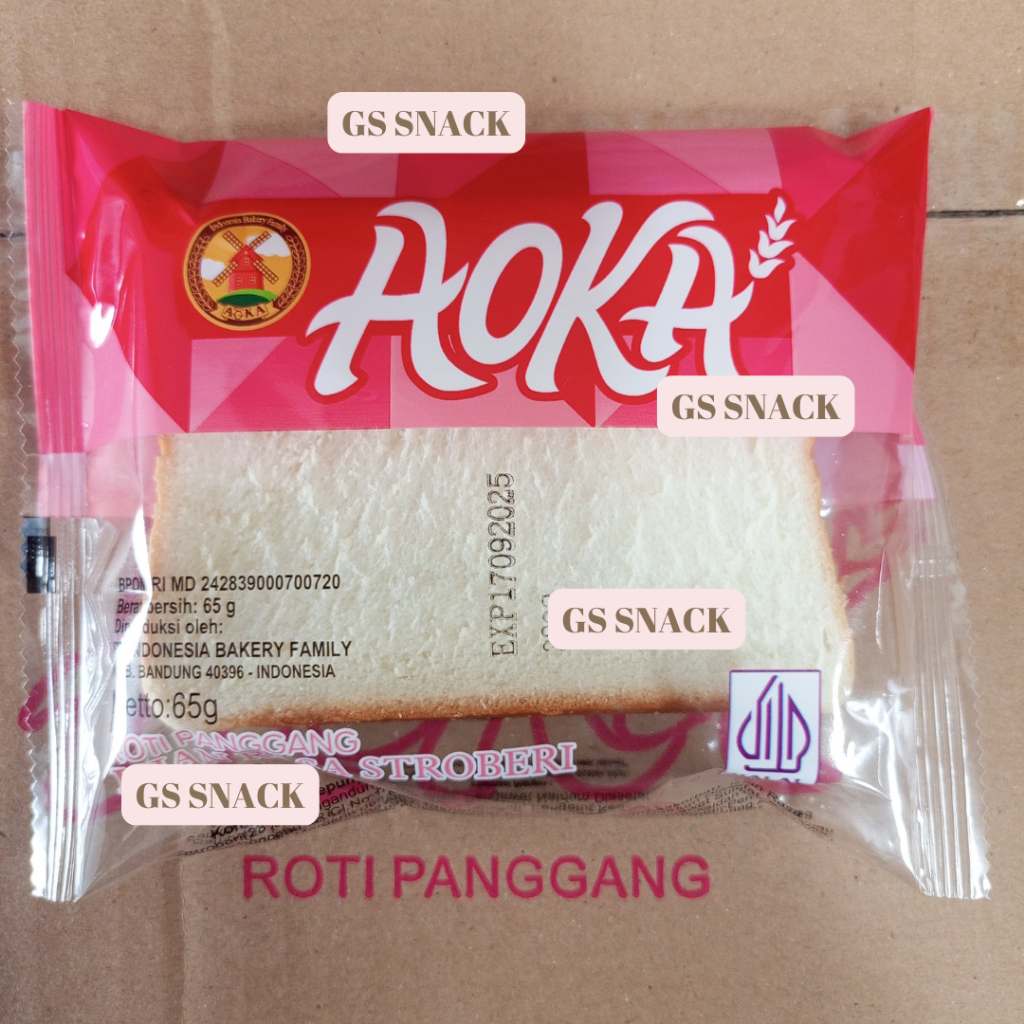 

1 DUS AOKA MIX VARIAN BEBAS PILIH/REQUEST ROTI PANGGANG GULUNG HOLEY PANDA DONAT MOMOTARO