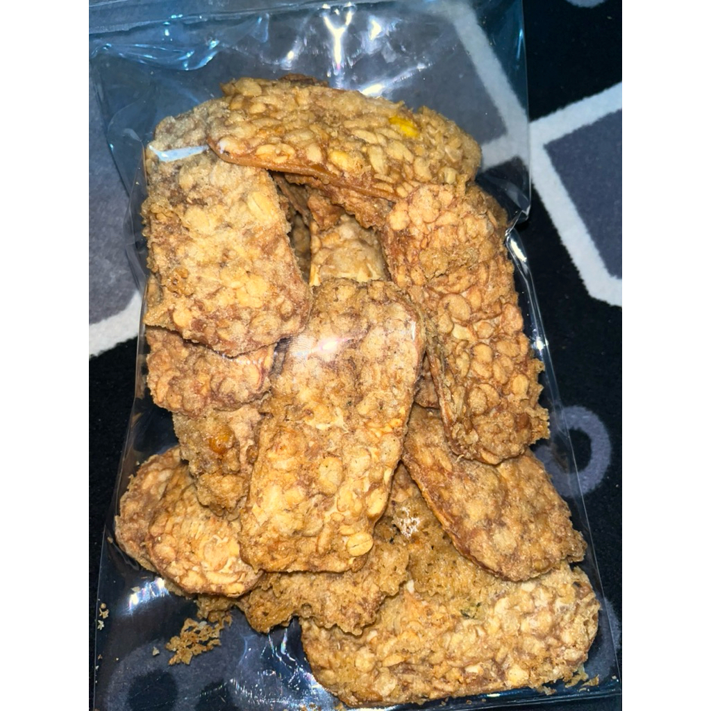 

keripik tempe renyah rempah/ keripik tempe kotak