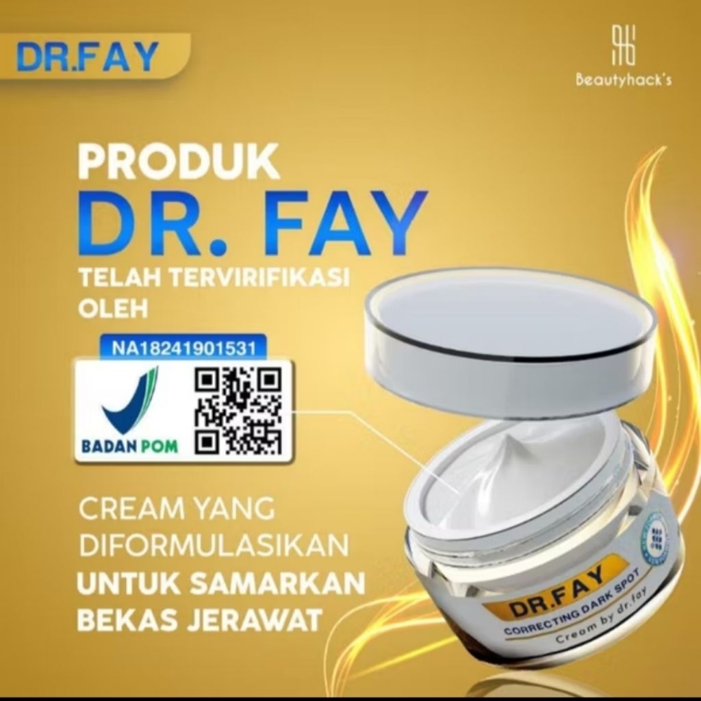 dr Fay CREAM Original Penghilang Flek Hitam Bopeng