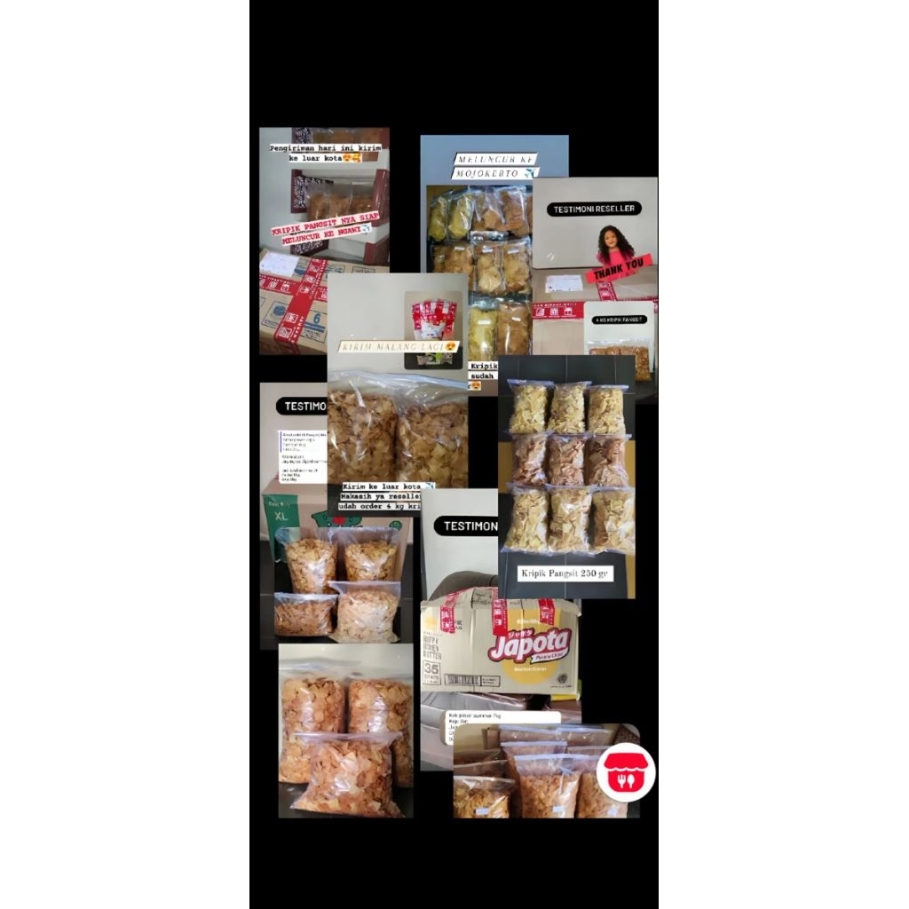 

Kripik Pangsit 500 gram