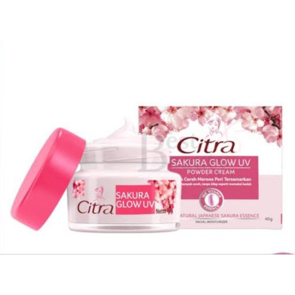 CITRA, CITRA POWDER CREAM, CITRA SAKURA GLOW, CREAM CITRA, SKINCARE WAJAH, CITRA SAKURA GLOW UV POWD