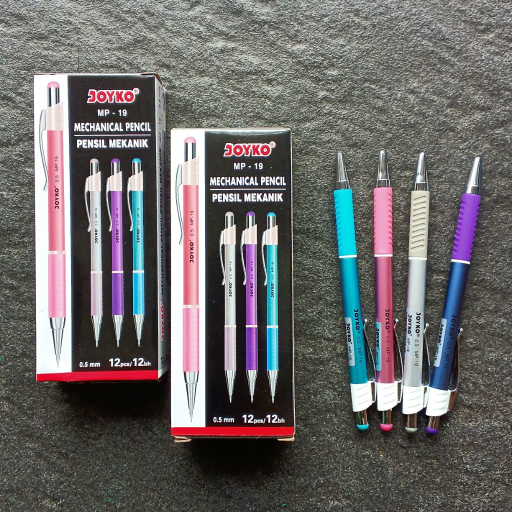 

Pensil Mekanik Mechanical Pencil MP-19 Joyko ( 12 Pcs ) [ Original ]