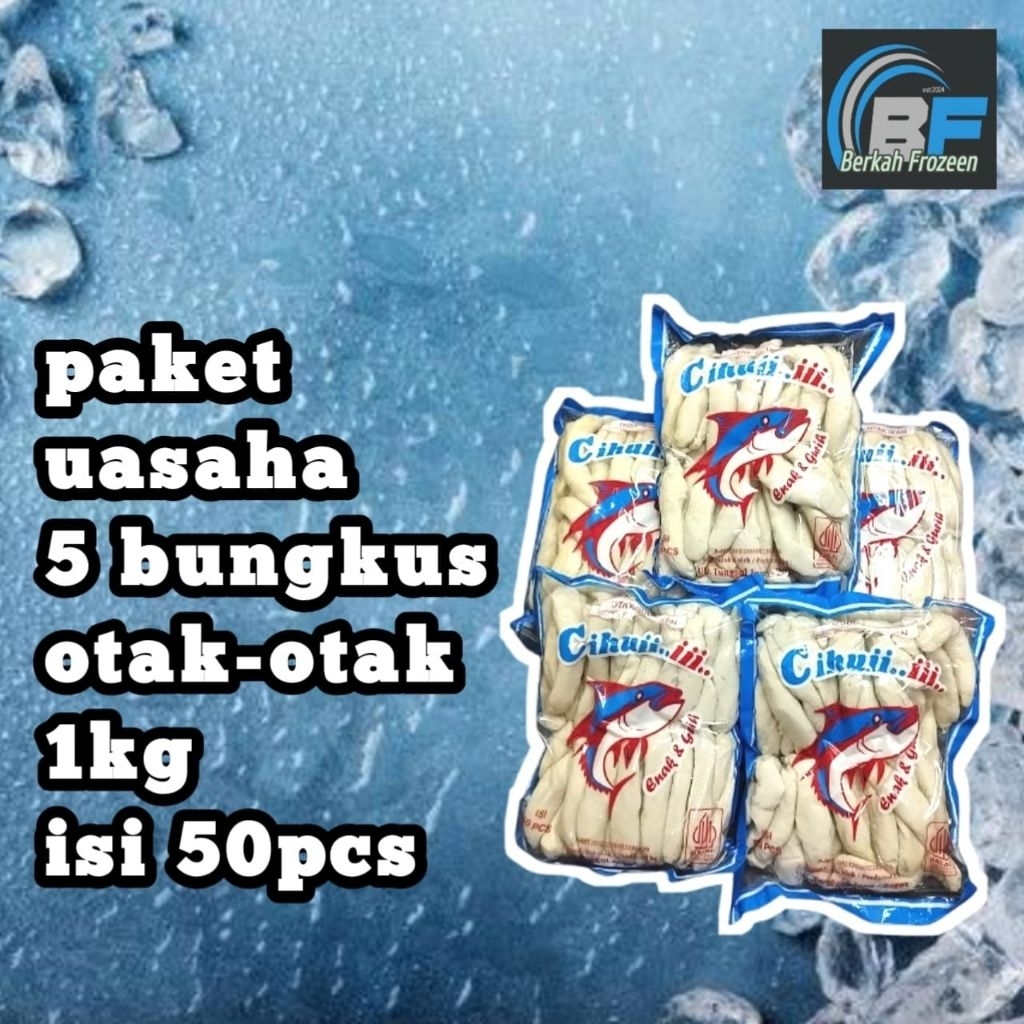 

paket usaha 5pack otak otak isi 1kg isi 50pcs