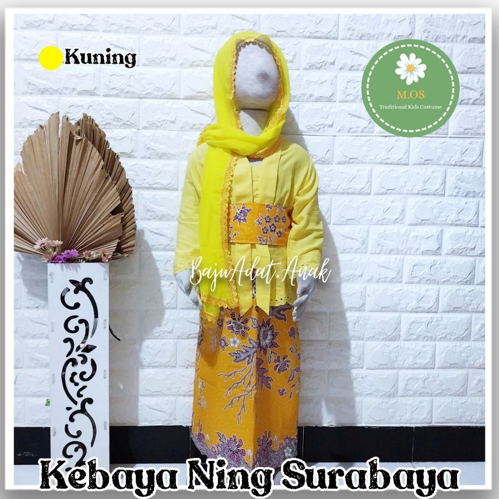 BAJU KEBAYA CAK NING SURABAYA | BAJU ADAT JAWA TIMUR | KEBAYA ADAT JAWA TIMUR CAK NING SURABAYA