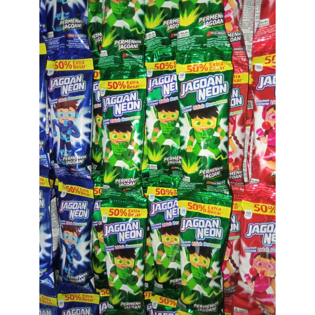 

permen jagoan neon renteng